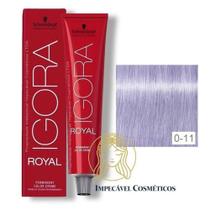 Coloração Schwarzkopf Igora 0-11 Mistura Cinza - 60g