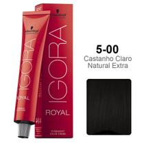 Coloração Schwarzkopf Igora 5-00 Castanho Claro Natural Extra