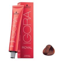 Coloração Schwarzkopf Igora 7-77 Louro Médio Cobre Extra - 60g