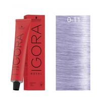Coloração Schwarzkopf Professional Igora Royal 0-11 60ml Coloração Schwarzkopf Professional Igora Royal 0-11 60ml
