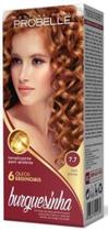 Coloração sem amônia burguesinha 7.7 louro marrom 50g - probelle