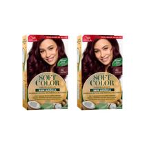 Coloraçao Soft Color 46 Borgonha - Kit C/2Un