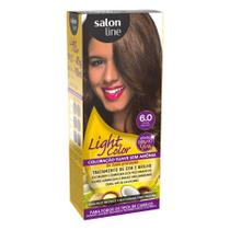 Coloração Suave Light Color 6.0 Louro Escuro Salon Line