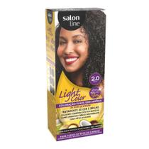 Coloração suave salon line light color 2.0 preto
