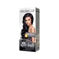 Coloração Super Bonita 1.0 Preto Intenso 50g - Probelle - Probelle Profissional