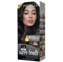 Coloração Super Bonita 50g 1.6 - Preto Malbec Probelle - Probelle Profissional