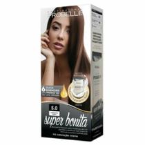 Coloração Super Bonita Castanho Claro 5.0 Probelle 50G Coloração Super Bonita Castanho Claro 5.0 Probelle 50G