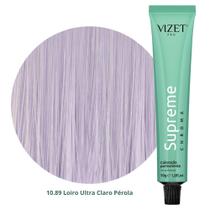 Coloração Supreme Chroma 10.89 Loiro Ultra Claro Pérola 50gr Vizet Coloração Supreme Chroma 10.89 Loiro Ultra Claro Pérola 50gr Vizet