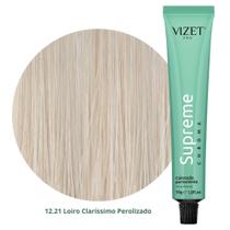 Coloração Supreme Chroma 12.21 Loiro Claríssimo Perolizado 50gr Vizet Coloração Supreme Chroma 12.21 Loiro Claríssimo Perolizado 50gr Vizet