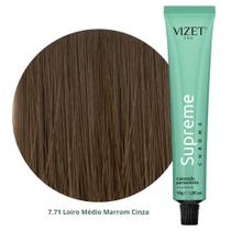 Coloração Supreme Chroma 7.71 Loiro Médio Marrom Cinza 50gr Vizet Coloração Supreme Chroma 7.71 Loiro Médio Marrom Cinza 50gr Vizet
