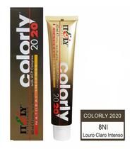 Coloração Tinta Permanente - Louro Claro Intenso 8NI - Itely Colorly 60ml