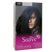 Coloração Tonalizante Tono 2.8 Preto Azulado - Soave Capelli Coloração Tonalizante Tono 2.8 Preto Azulado - Soave Capelli