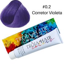 Coloração Troia Hair Colors 0.2 Corretor Violeta - 60g