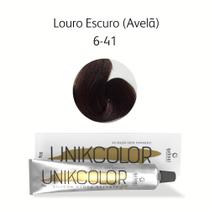 Coloração UnikColor 6-41 Louro Escuro (Avelã) 50gr Gaboni Professional