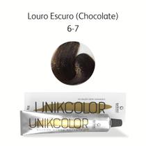 Coloração UnikColor 6-7 Louro Escuro (Chocolate) 50gr Gaboni Professional