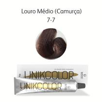 Coloração UnikColor 7-7 Louro Médio (Camurça) 50gr Gaboni Professional