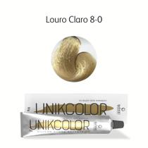 Coloração UnikColor 8-0 Louro Claro 50gr Gaboni Professional