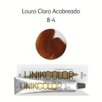 Coloração UnikColor 8-4 Louro Claro Acobreado 50gr Gaboni Professional