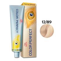 Coloração Wella Color Perfect 12/89 Louro Pérola Cendré Especial Coloração Wella Color Perfect 12/89 Louro Pérola Cendré Especial