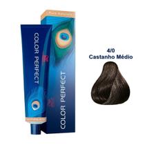 Coloração Wella Color Perfect 4/0 Castanho Médio