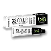 Coloração X3-Color 60g 8.71 Louro Claro Marrom Acinzentado - Proteínas e Óleos Especiais