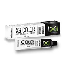 Coloração X3 Color 7/713 Loiro Médio - Proteínas e Óleos Especiais 60g IX1975 Professional