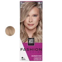 Coloração Yama Fashion Color Tintura Tinta Cabelo Creme Mini Kit 10.1 Louro Clarissimo Acinzentado