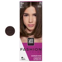 Coloração Yama Fashion Color Tintura Tinta Cabelo Creme Mini Kit 7.1 Louro Medio Acinzentado