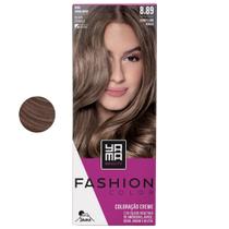 Coloração Yama Fashion Color Tintura Tinta Cabelo Creme Mini Kit 8.89 Louro Claro Perola