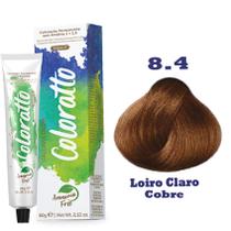 Coloratto 8.4 Loiro Cobre Claro Coloração Sem Amonia 60g Coloratto 8.4 Loiro Cobre Claro Coloração Sem Amonia 60g