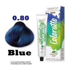Coloratto Blue 0.80 Coloração Sem Amônia Itallian Profissional 60g