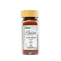 Colorau Premium 81g Species Colorífico Natural Tempero em Pó Pote de Vidro
