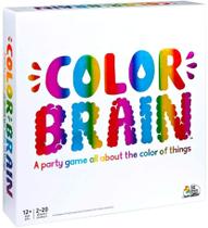 Colorbrain - Jogo de Tabuleiro familiar premiado - Jogos de Tabuleiro familiar para Crianças e Adultos - Perguntas Inteligentes e Respostas Coloridas