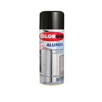 Colorgin spray alumen preto fosco unidade