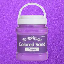 Colorida Sand READY 2 LEARN Purple de 1 kg para crianças e artesanato Colorida Sand READY 2 LEARN Purple de 1 kg para crianças e artesanato
