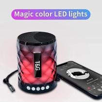 Colorido LED Mini alto-falante Bluetooth portátil (tamanho único) - generic