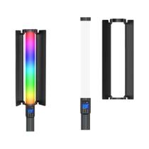 Colorido LED RGB Fotografia Vídeo Luz Vara Varinha Luz De Preenchimento Portátil Com Suporte De