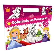 Colorindo as Princesas com Adesivos Pé da Letra