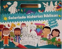 Colorindo Histórias Bíblicas com Adesivos | Pé da Letra