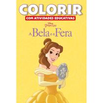 Colorir Atividades Educativas Disney - A Bela e a Fera - Rideel