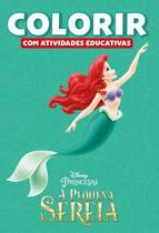 Colorir atividades educativas princesas disney - a pequena sereia - RIDEEL