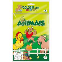 Colorir com Giz de Cera: Animais - Todo Livro
