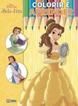 Colorir e aprender - princesas disney - a bela e a fera - RIDEEL