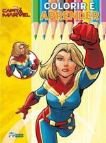 Colorir e aprender super heróis marvel - capitã marvel - RIDEEL Colorir e aprender super heróis marvel - capitã marvel - RIDEEL
