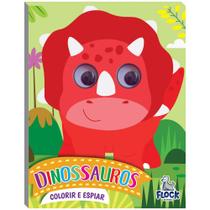Colorir e espiar - dinossauros