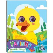 Colorir e espiar: patinho