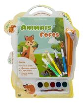 Colorir e Imaginar - Livro-Kit: Animais Fofos