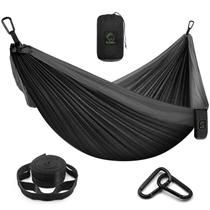 Columpio de Camping Grassman, Hamaca Individual y Doble de Nylon 210T Columpio de Camping Grassman, Hamaca Individual y Doble de Nylon 210T
