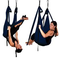 Columpio Pilates Aéreo Preto/ Par de Cordas