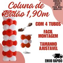 Coluna De Balão 1,90 Metros Decoraçao Festa Aniversario - Crgfestas
